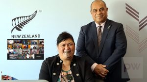 Hon Nanaia Mahuta and Hon Aupito William Sio