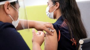 Lorna Masoe Jet Park Vaccination